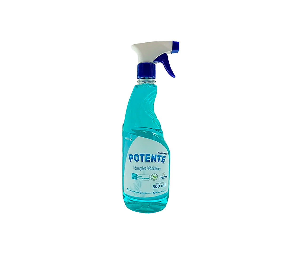 Limpiavidrios potente x 500 ml pistola