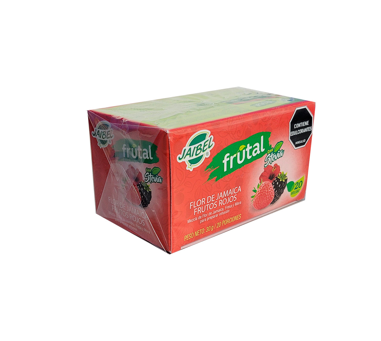 Aromatica jaibel frutos rojos flor de jamaica x 20