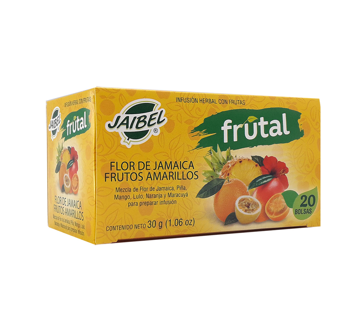 Aromatica jaibel frutos amarillos x 20 bolsas