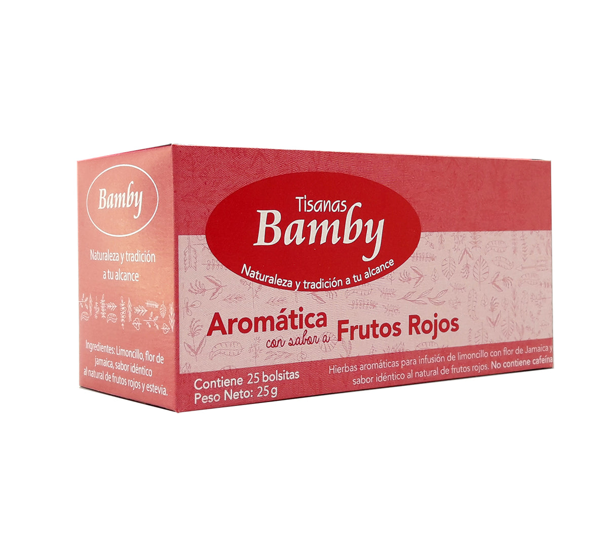 Aromatica bamby frutos rojos x 25 bolsas
