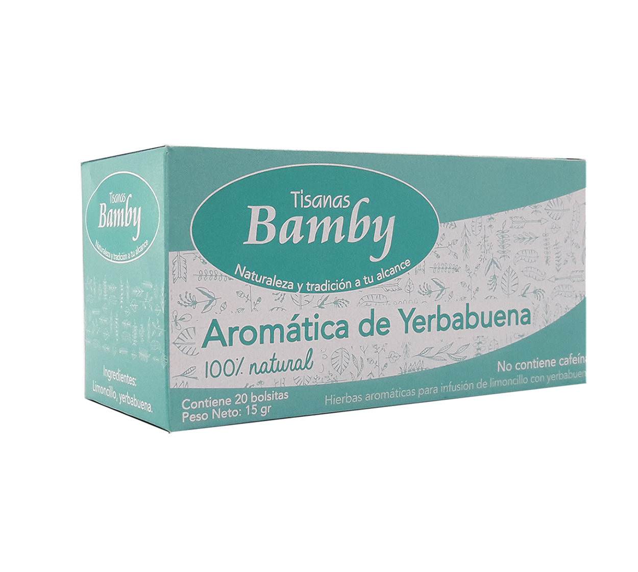 Aromatica bamby hierbabuena x 20 bolsas