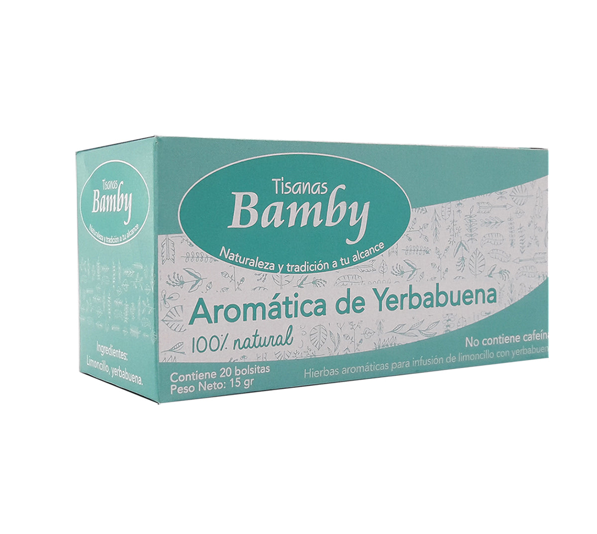 Aromatica bamby hierbabuena x 20 bolsas