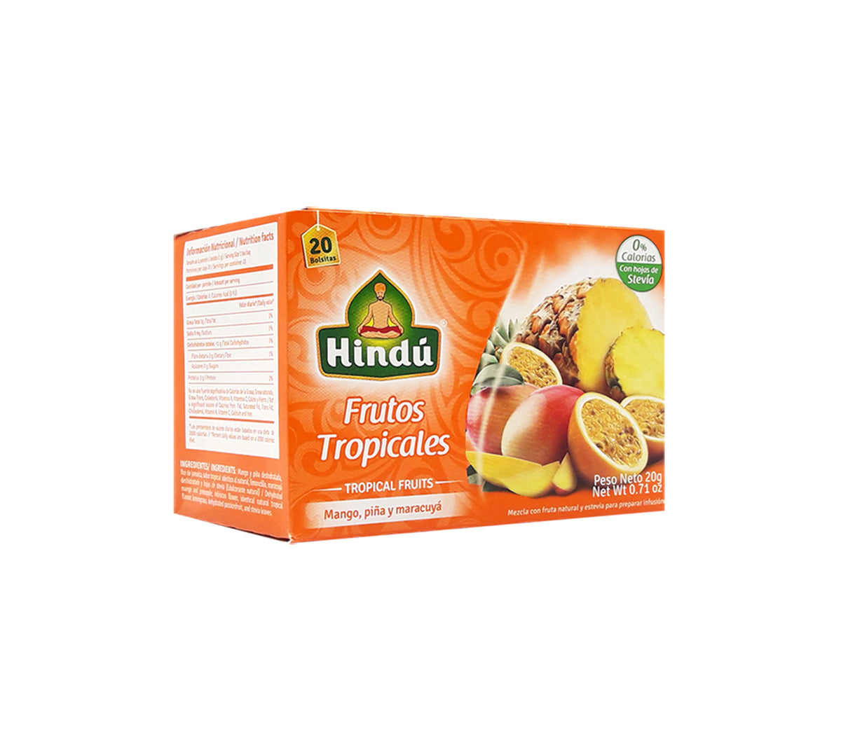 Infusion hindu frutos tropicales x 20 bolsas