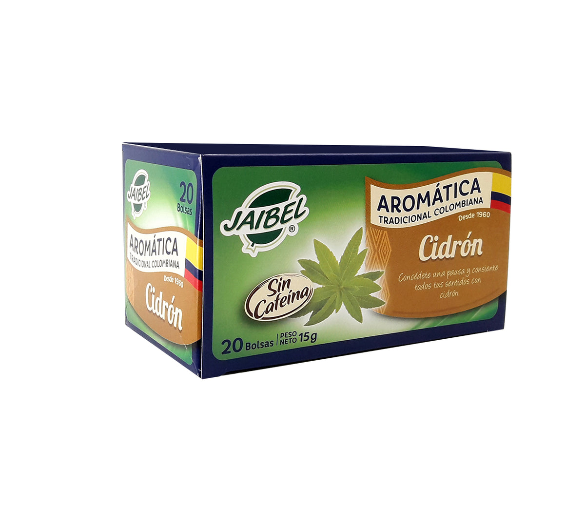 Aromatica jaibel cidron x 20 bolsas
