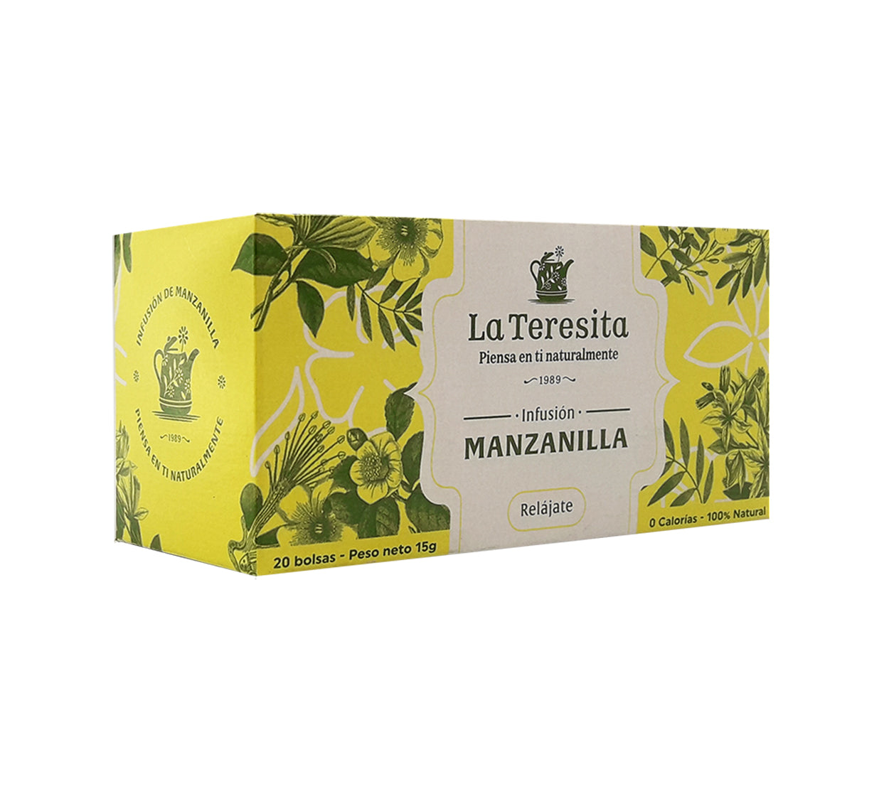 Aromatica teresita manzanilla x 20 bolsas