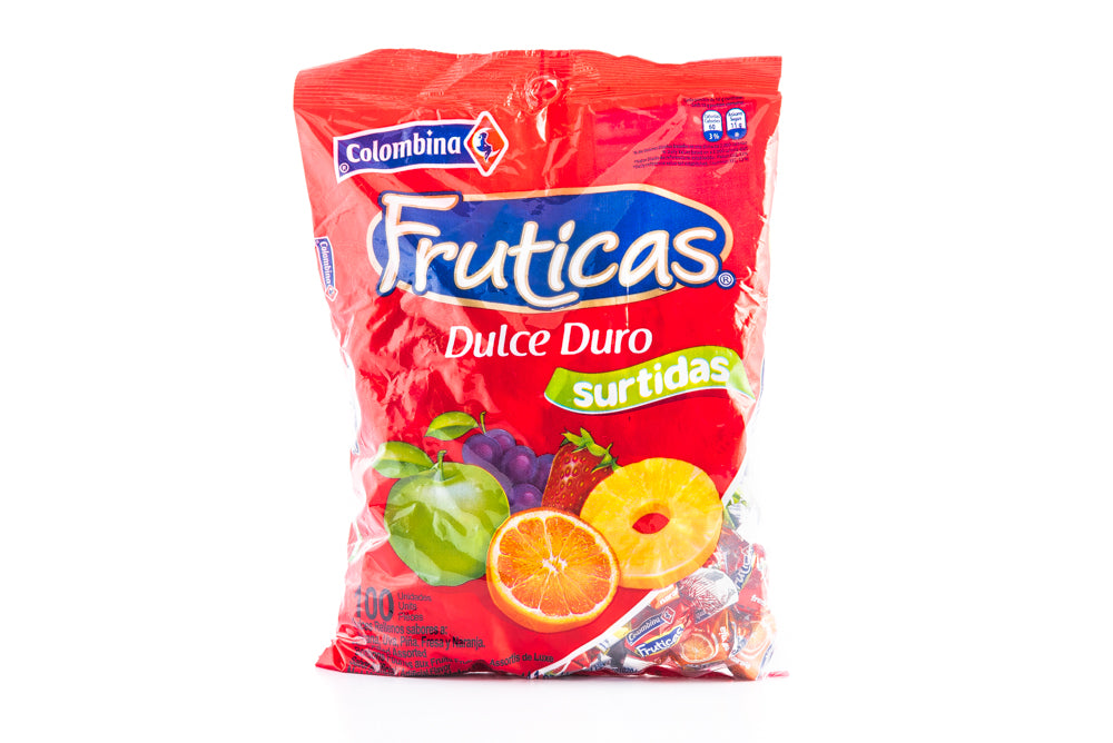 Confite envuelto fruticas x 100