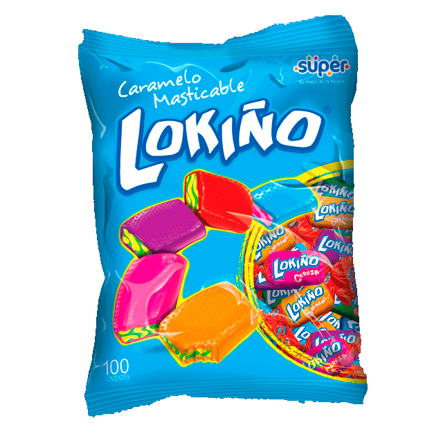 Confite masticable lokiño x 100