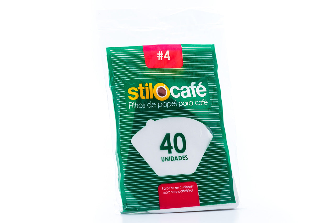 Filtro cafetera papel no.4 x 40 f10004