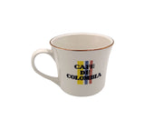 Pocillo loza tinto cafe de colombia 150 cc
