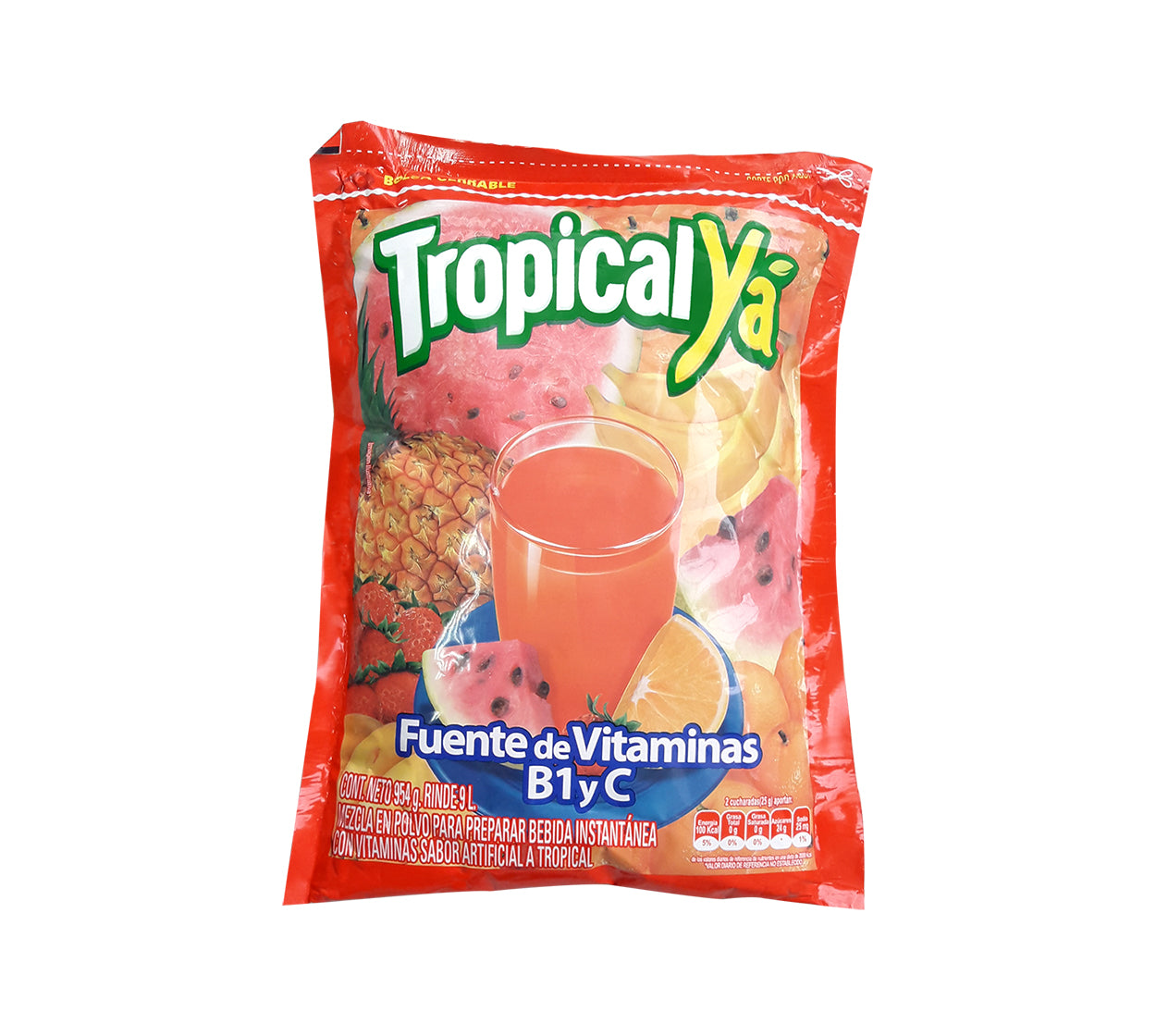 Refresco instantaneo tropical ya 10.5 lt