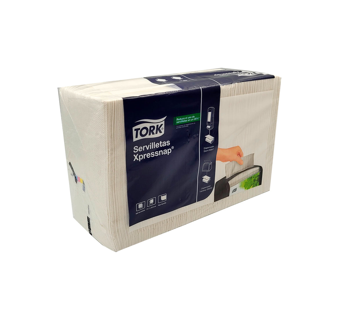 Servilleta xpressnap reg 72162 blanco x 500 und familia/tork