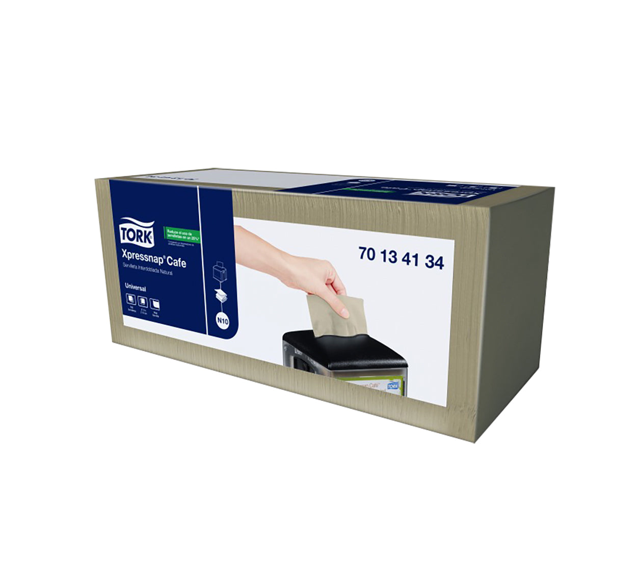 Servilleta xpressnap caf 202224 natural x 500 und familia/tork