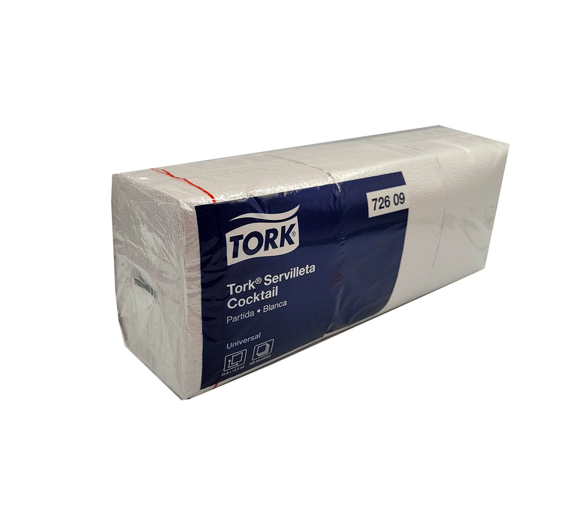 Servilleta partida 72609 x 600 und blanco familia/tork