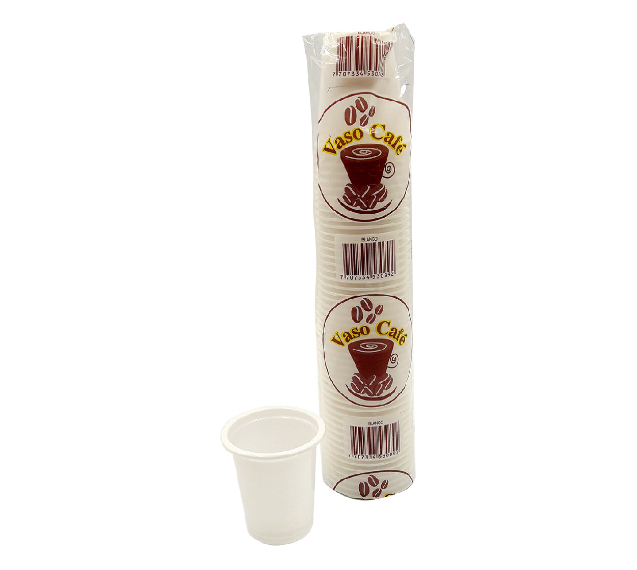Vaso desechable blanco 3.5 oz x 50