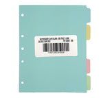 Guia clasificadora 105 colores surtidos x 5 pastel
