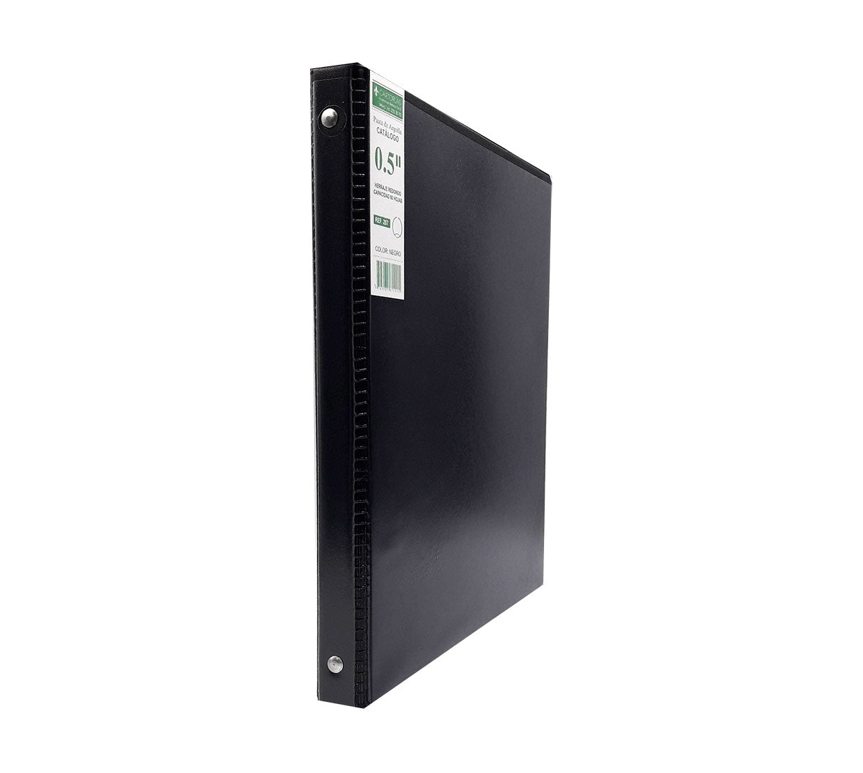 Pasta catalogo 0.5 r negra cartoplas 287
