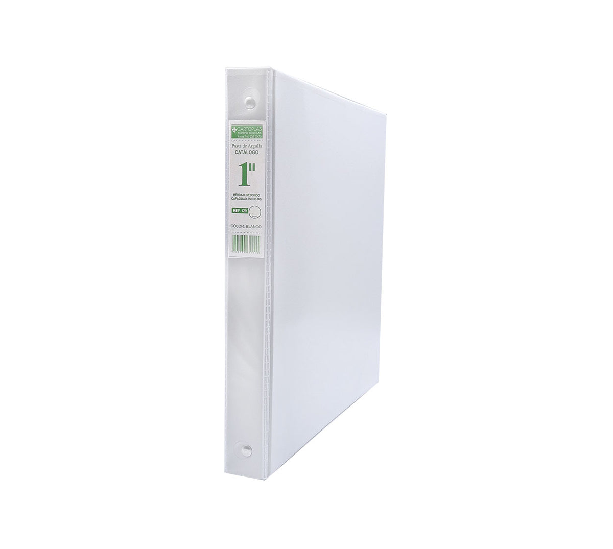 Pasta catalogo 1.0 r blanca cartoplas 129