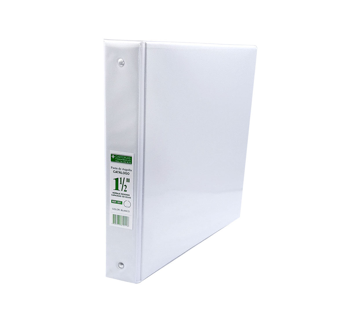 Pasta catalogo 1.5 r blanca cartoplas 257