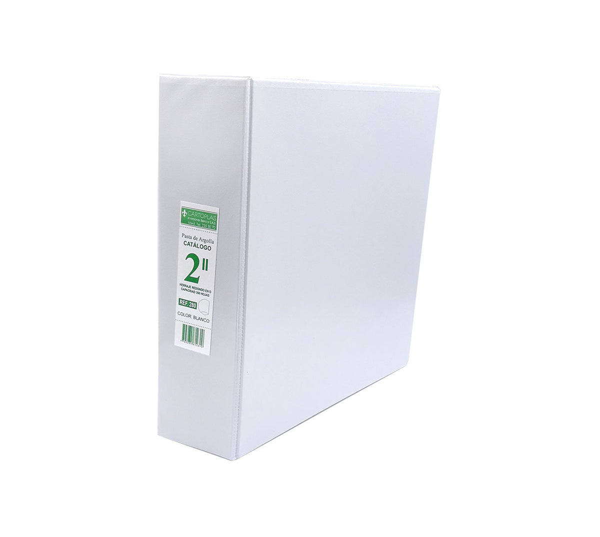 Pasta catalogo 2.0 d blanca cartoplas 280