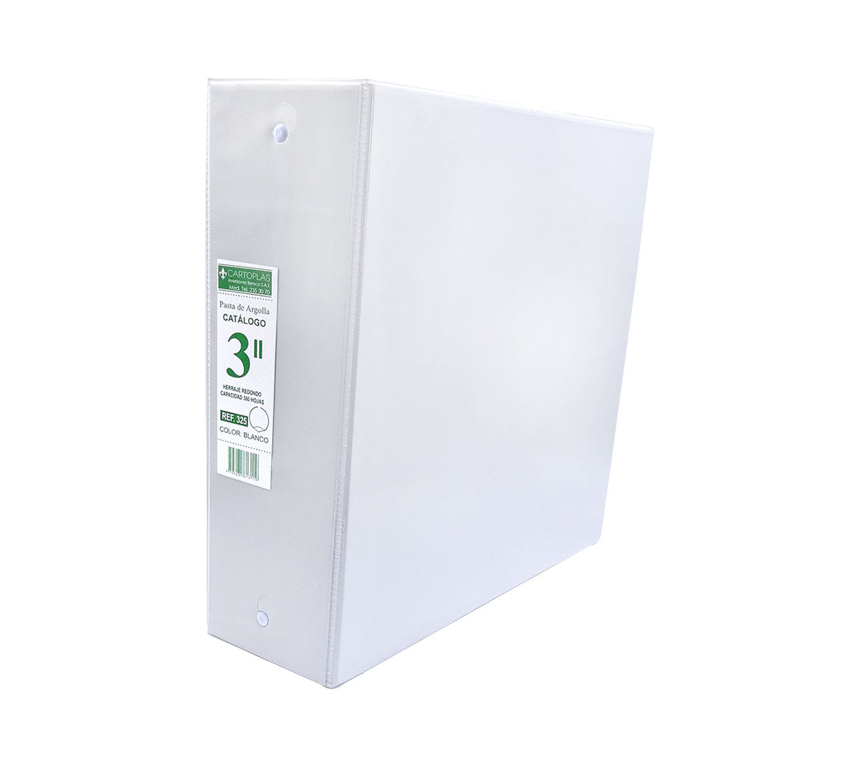 Pasta catalogo 3.0 r blanca cartoplas 325