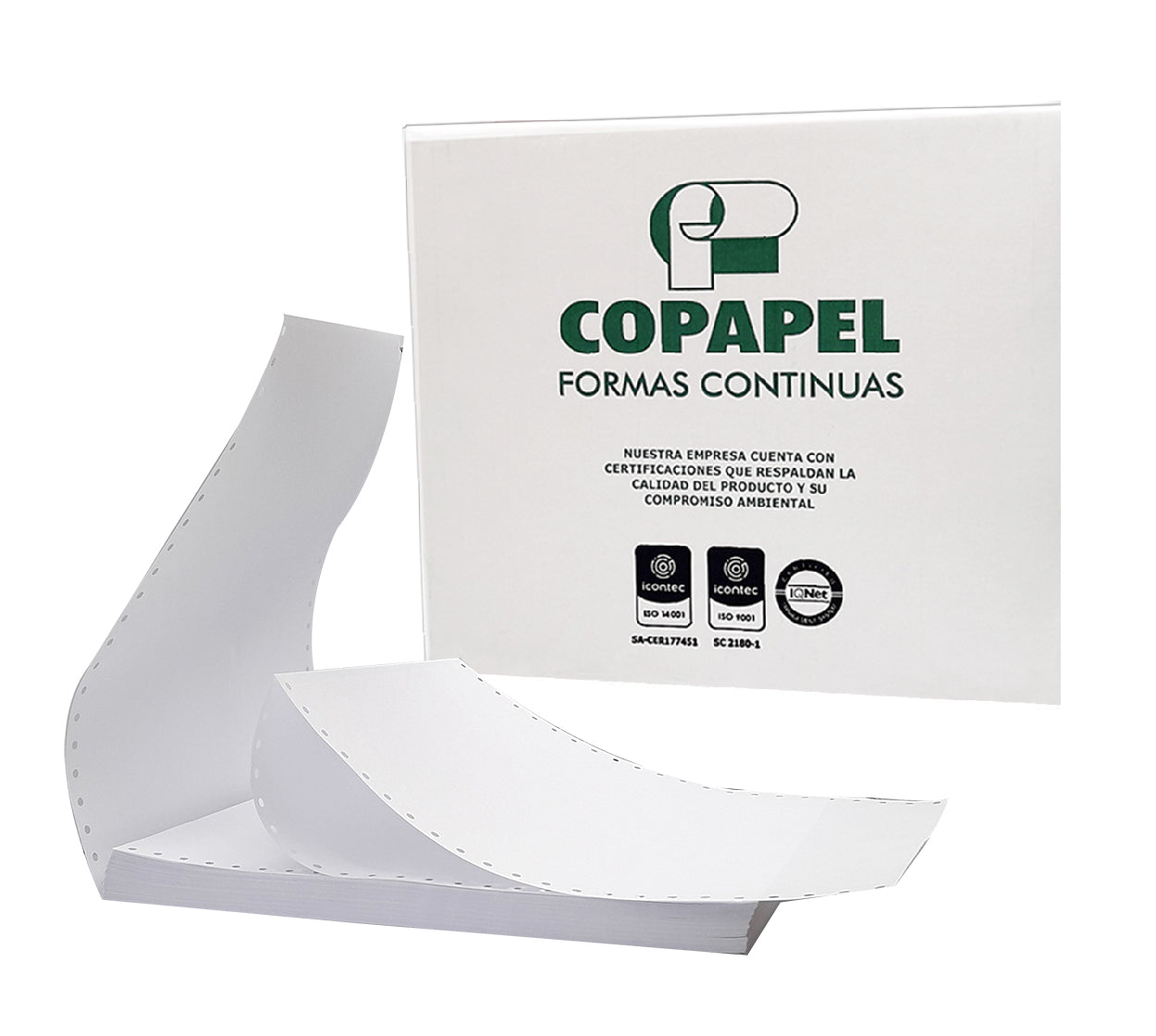 Papel fc 9-1/2 1p blanco x 3000 h dispapeles