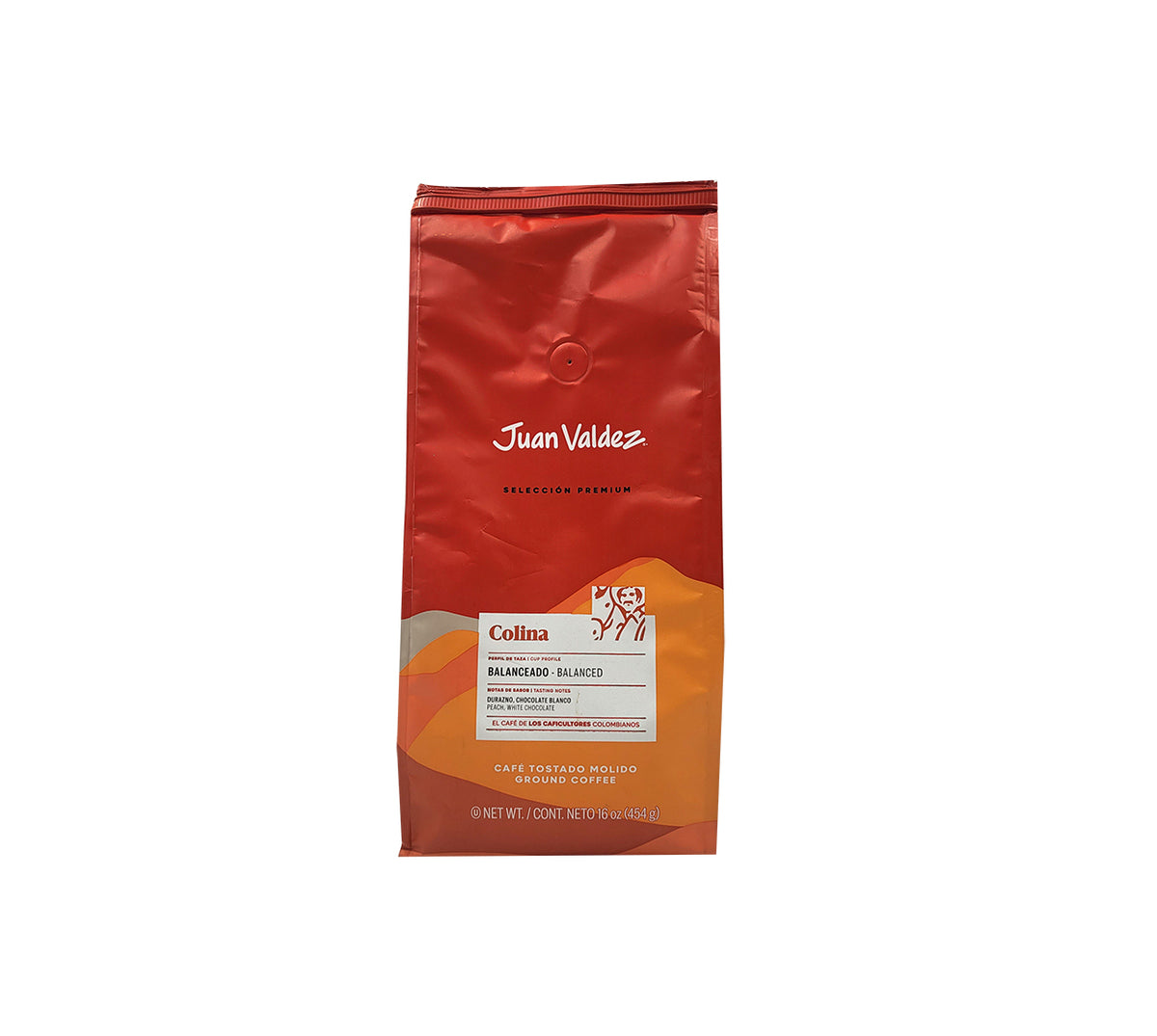 Cafe balanceado colina juan valdez 454 gr