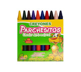 Crayon gigante x 10 colores parchesitos