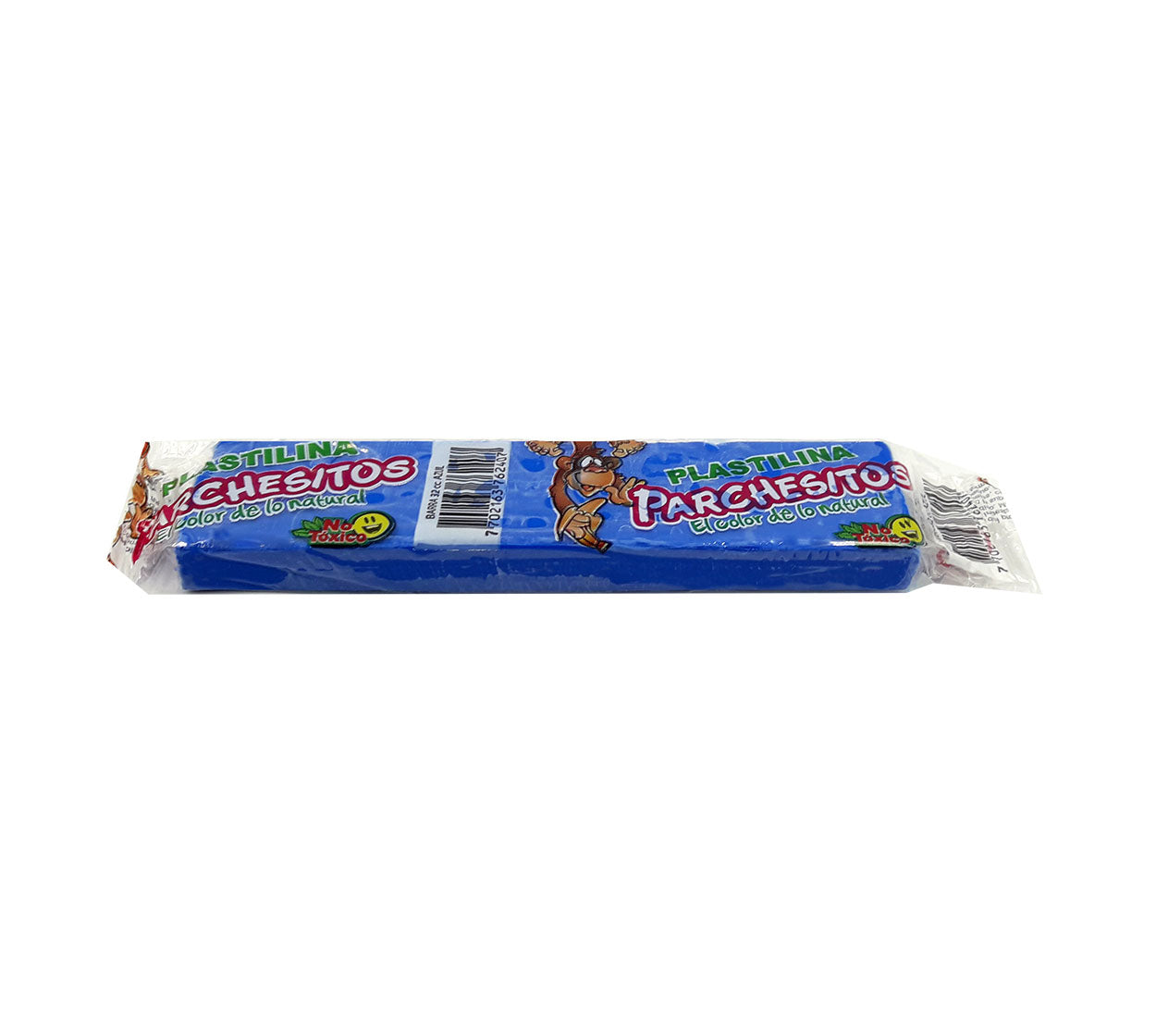 Plastilina barra parchesitos x 51 g (32 cc) azul
