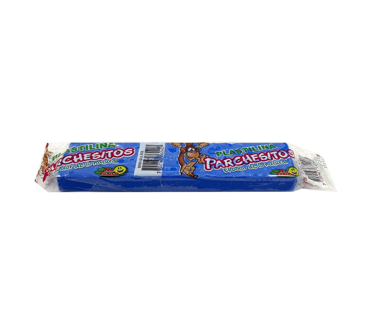 Plastilina barra parchesitos x 51 g (32 cc) azul