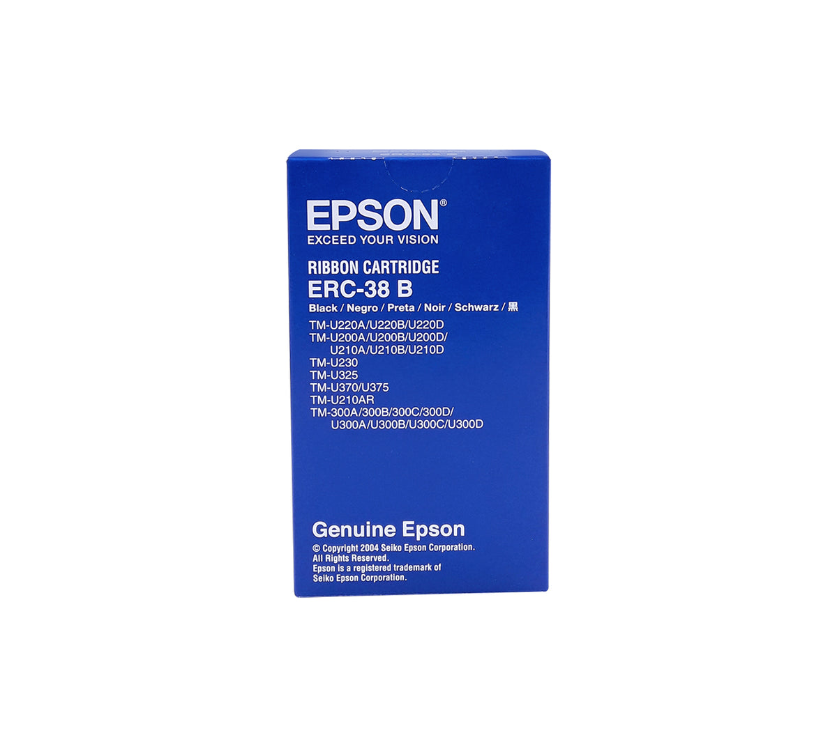Cinta para impresora epson erc 34/38 tm-u375 negra original