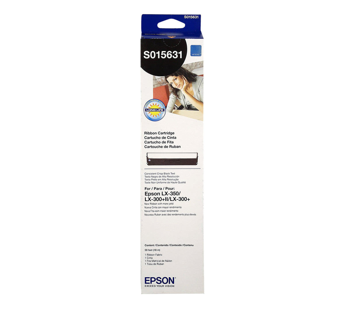 Cinta para impresora epson lx350 s015631 original