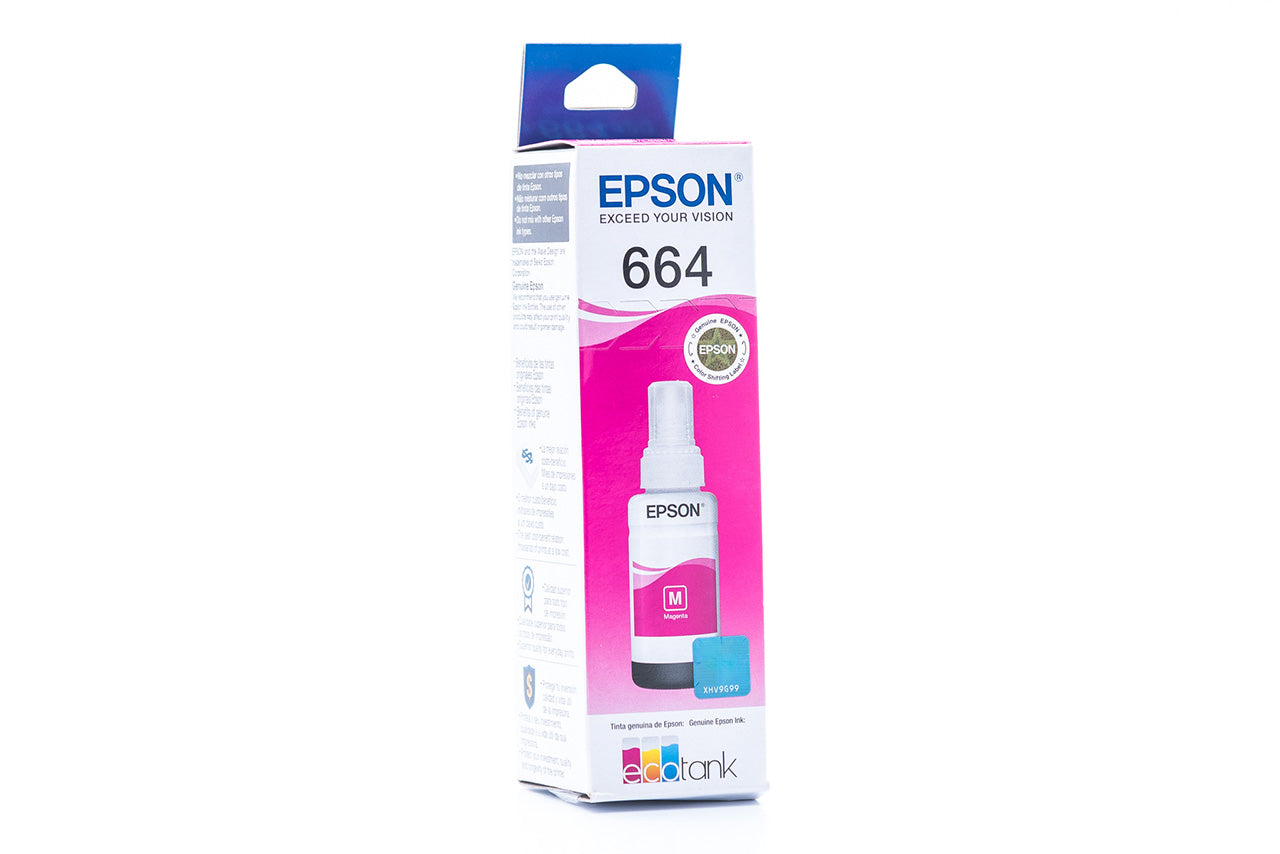 Tinta epson botella t664320 magenta l200