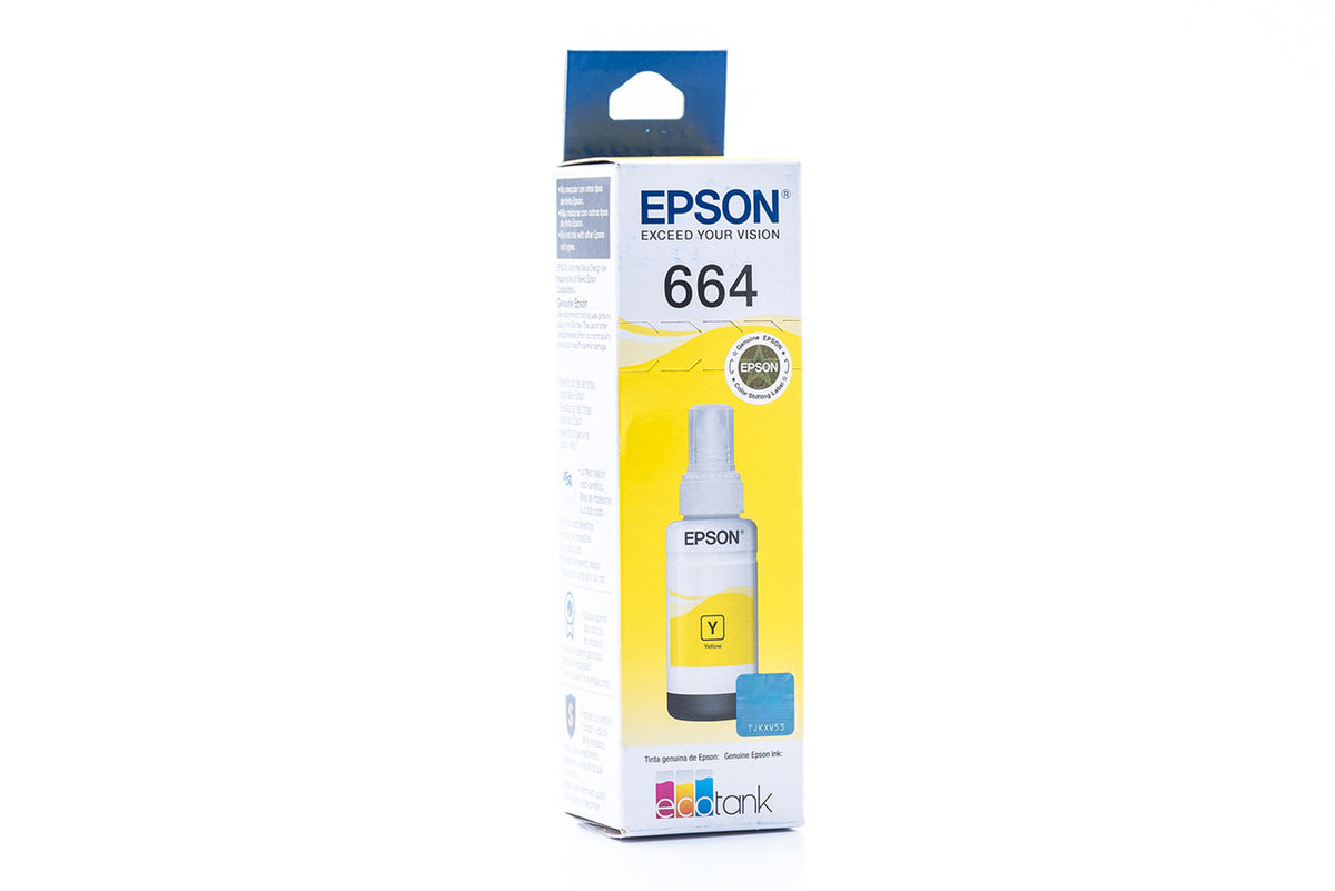 Tinta epson botella t664420 yellow l200