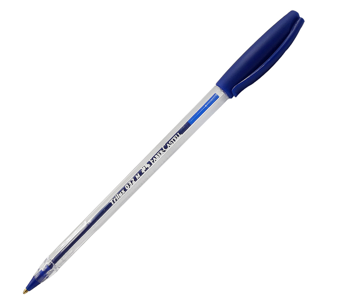 Boligrafo desechable faber 032 lux azul 1.0