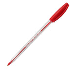 Boligrafo desechable faber 032 lux rojo 1.0