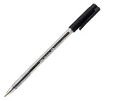 Boligrafo desechable faber 062 cristal negro 1.0