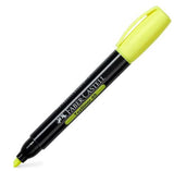 Resaltador redondo faber 49 amarillo punta biselad