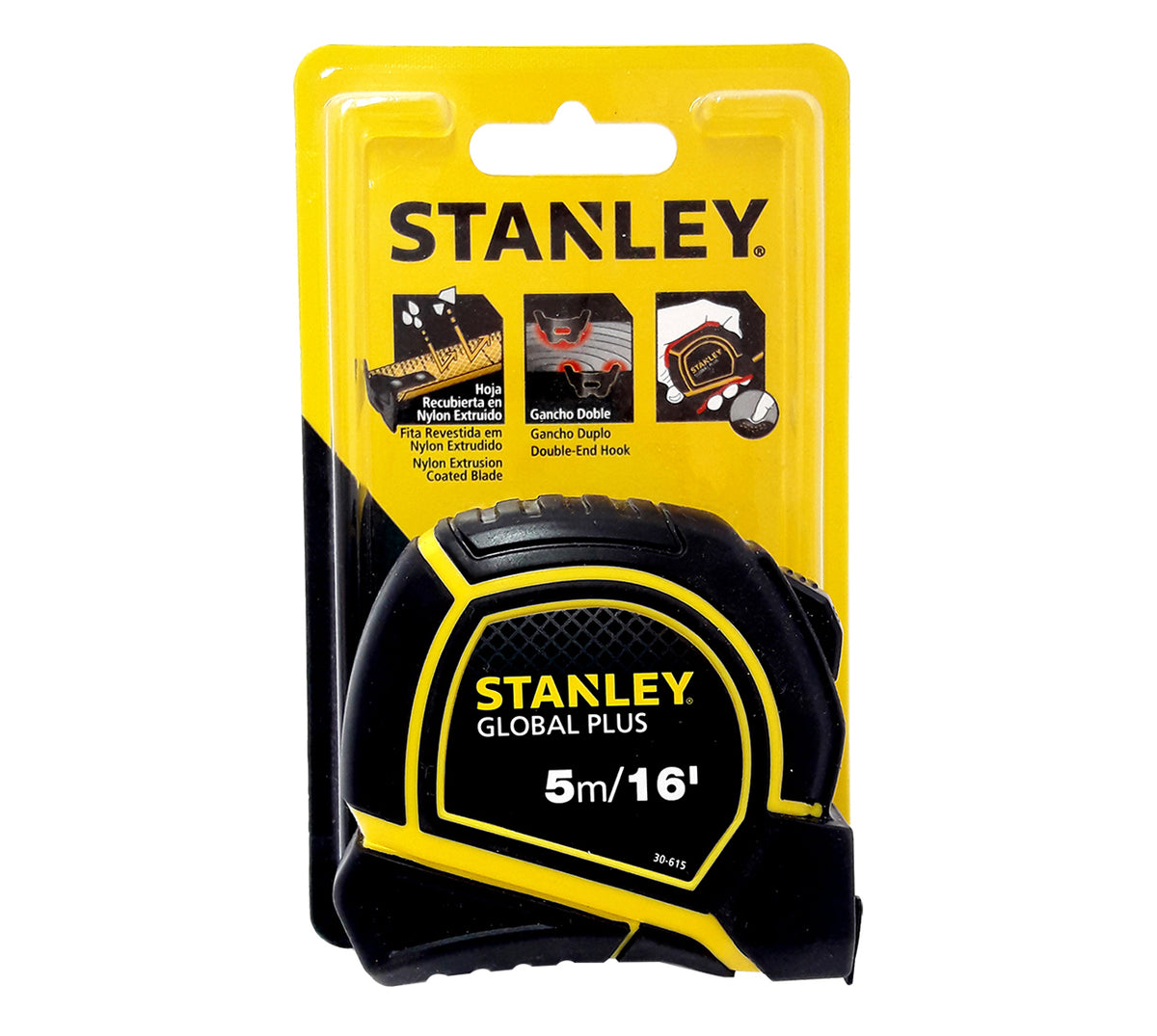 Flexometro x 5 mt stanley 300415