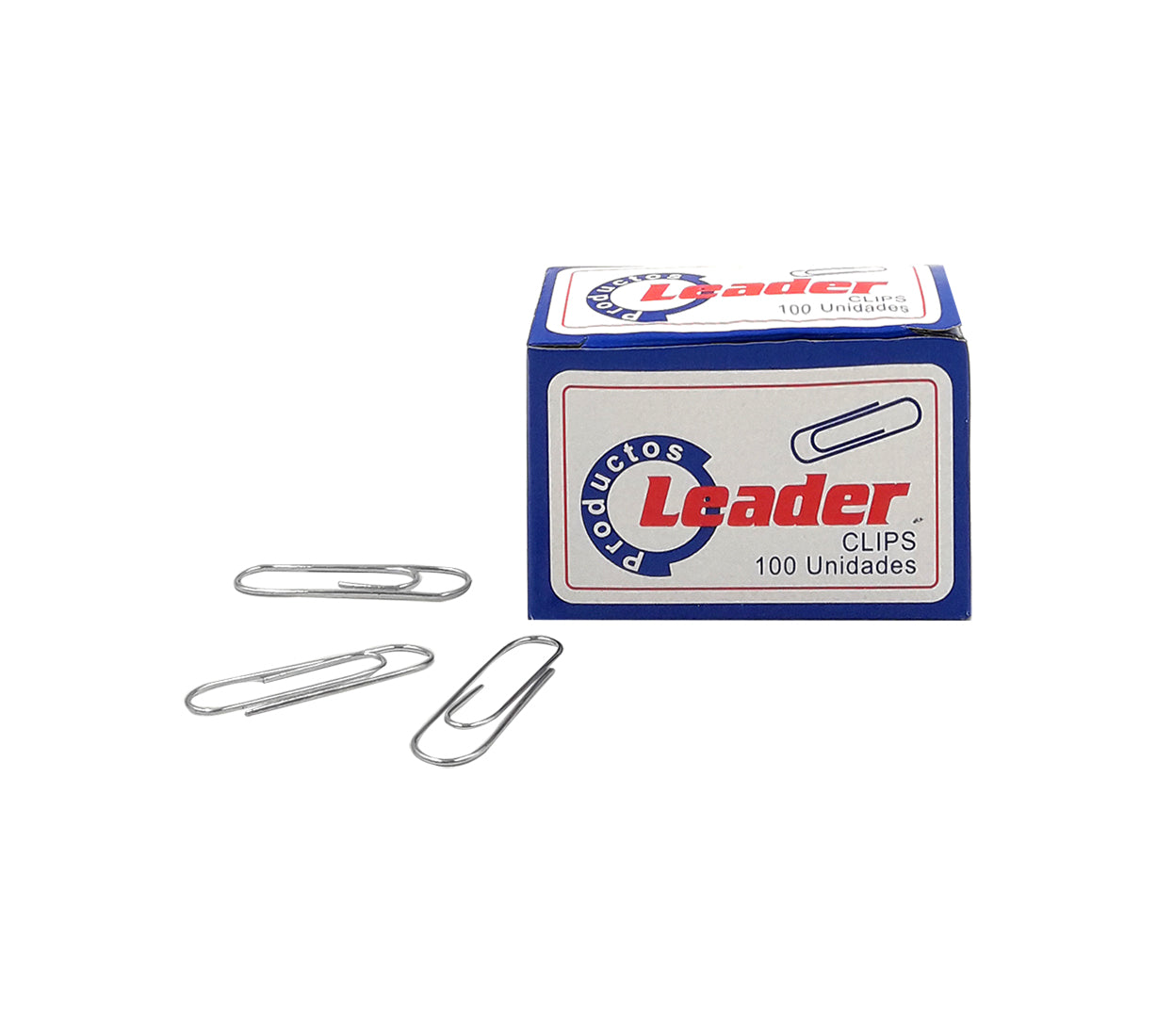Clip sencillo x 100 leader
