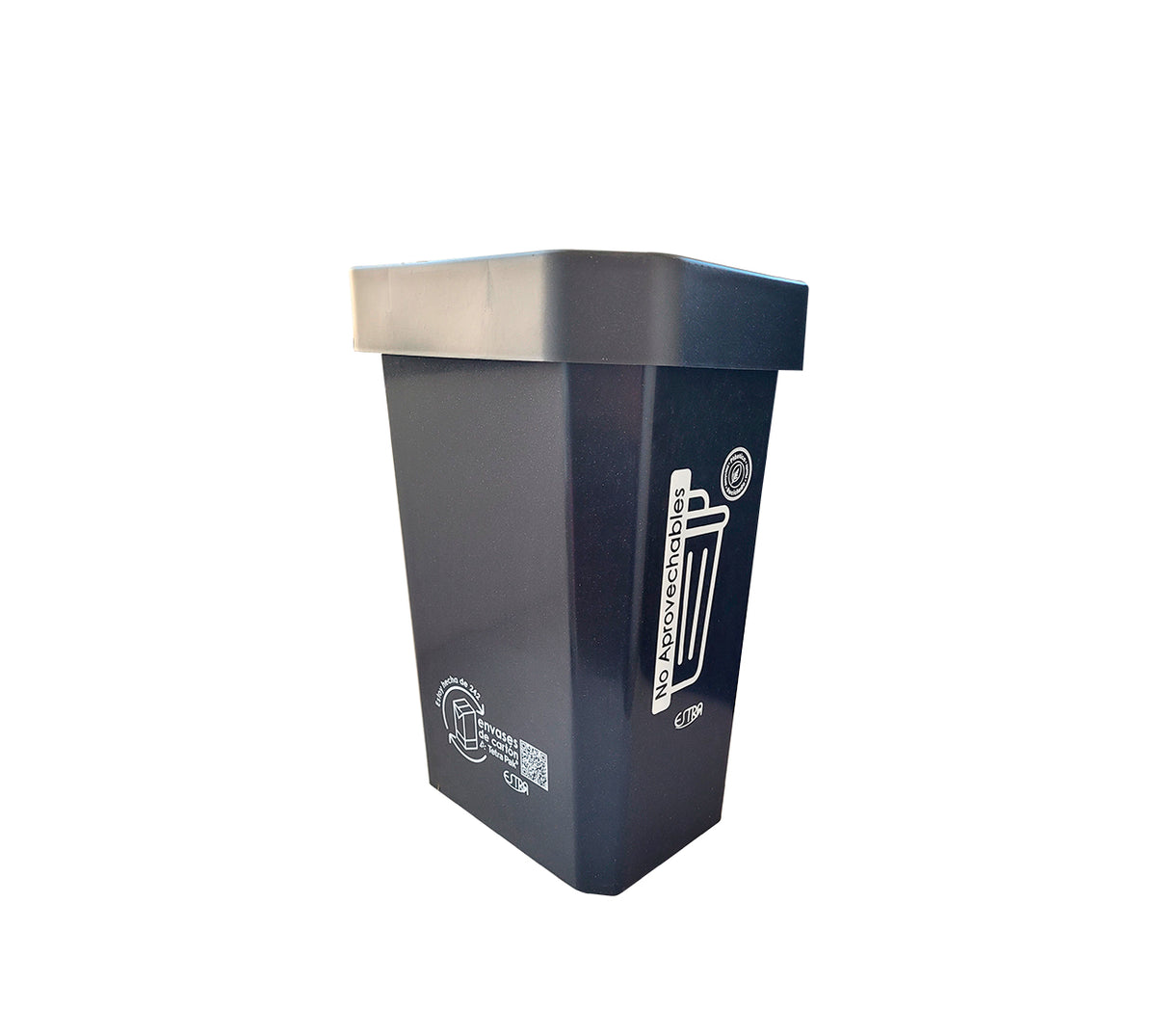 Basurera vaiven ecobins polialuminio (tetra pak) 10 lt negra 4-1049535