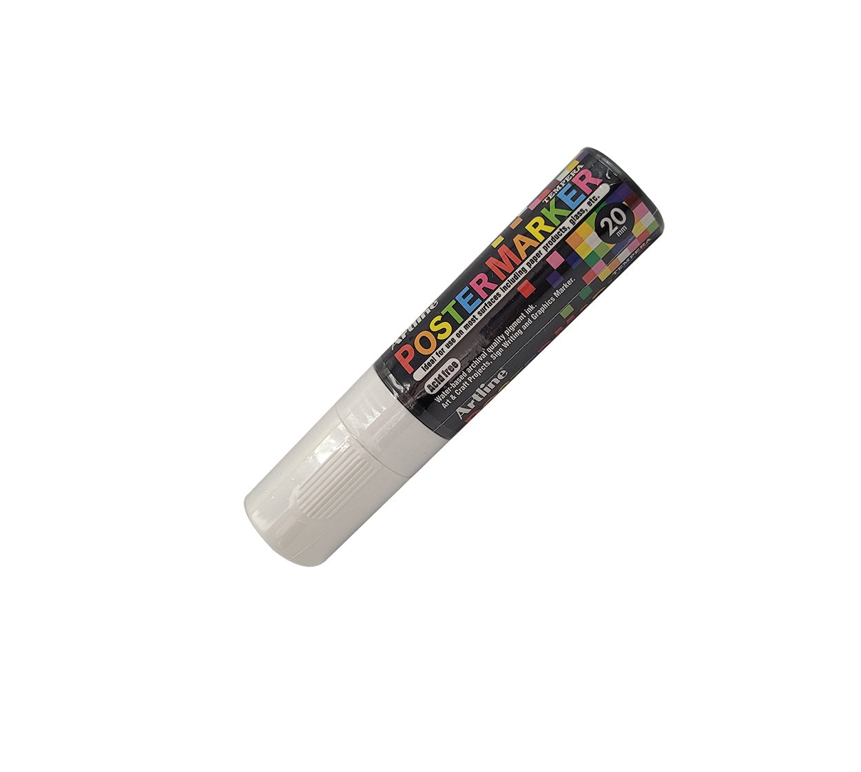 Marcador vinilo 20 mm blanco postermarker