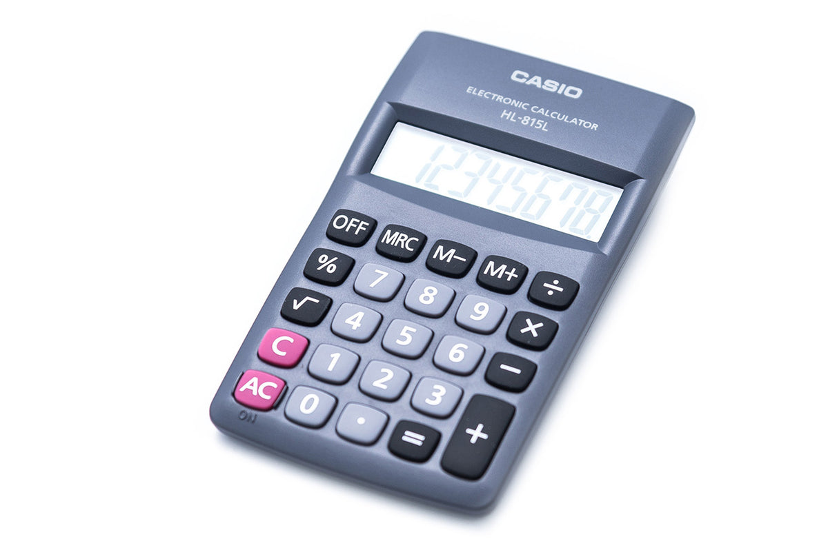 Calculadora 8 digitos casio hl-815 bolsillo