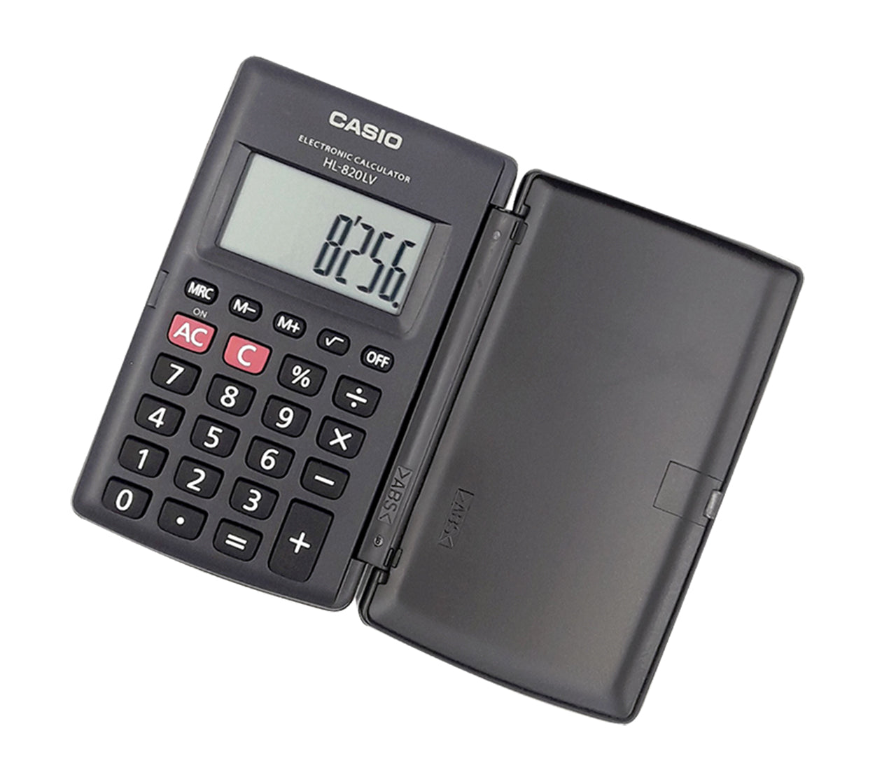 Calculadora 8 digitos casio hl 820 con tapa bolsillo