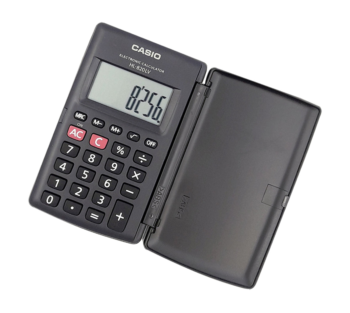 Calculadora 8 digitos casio hl 820 con tapa bolsillo