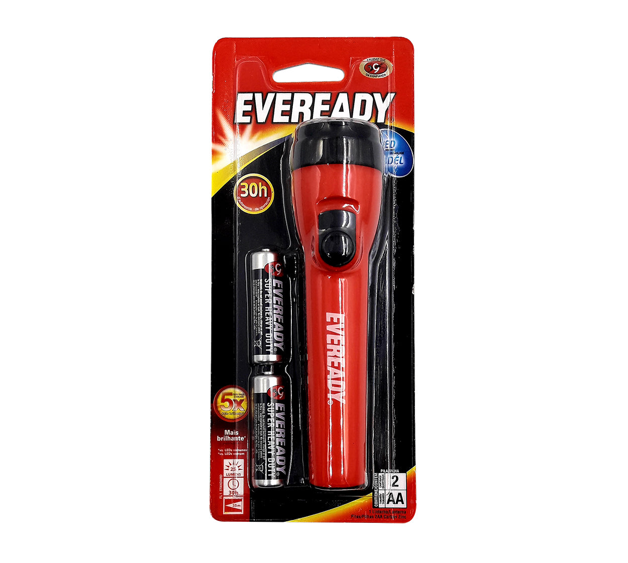 Linterna pequeña eveready/varta aa led