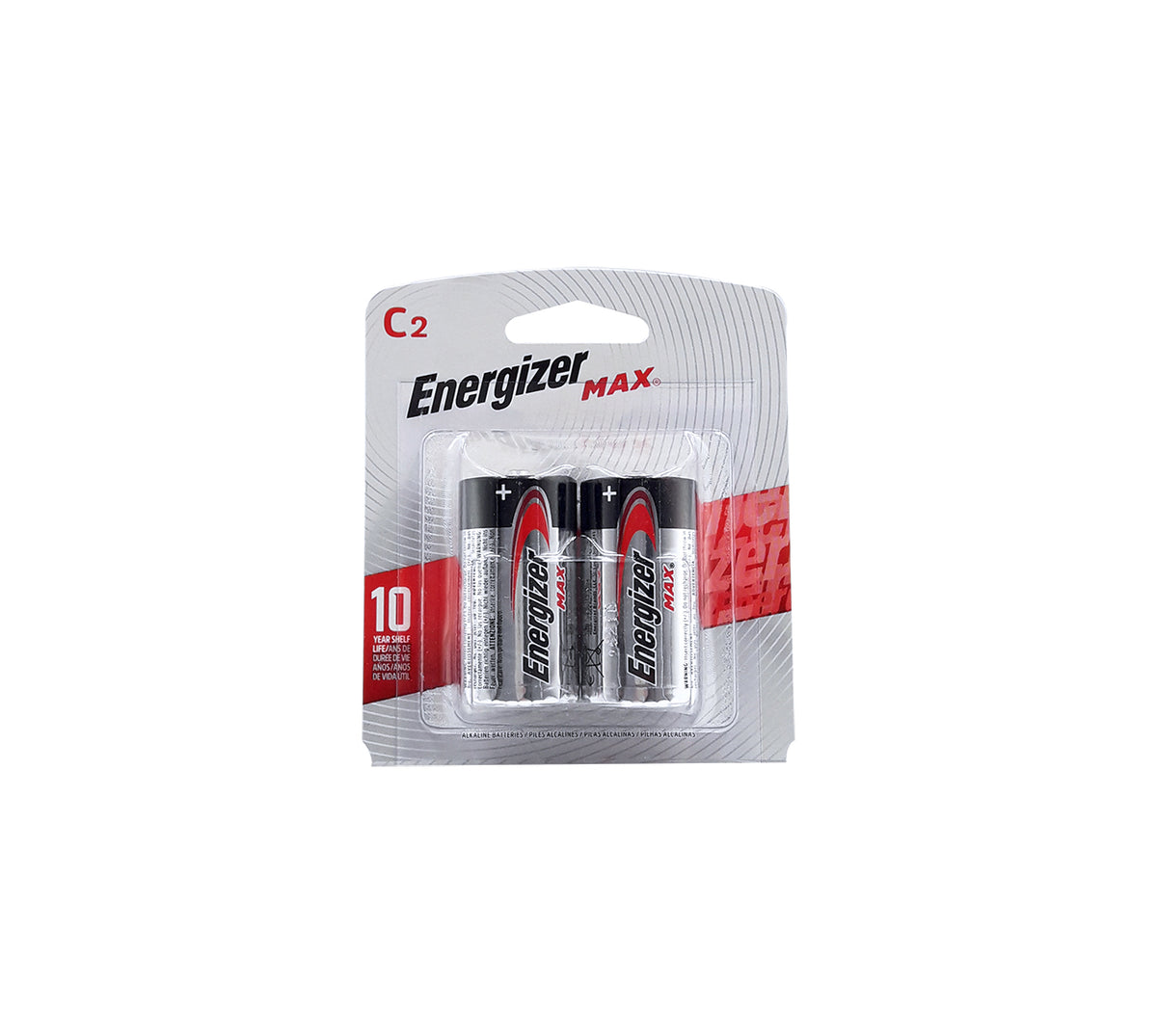 Pila alcalina mediana energizer tipo c x 2