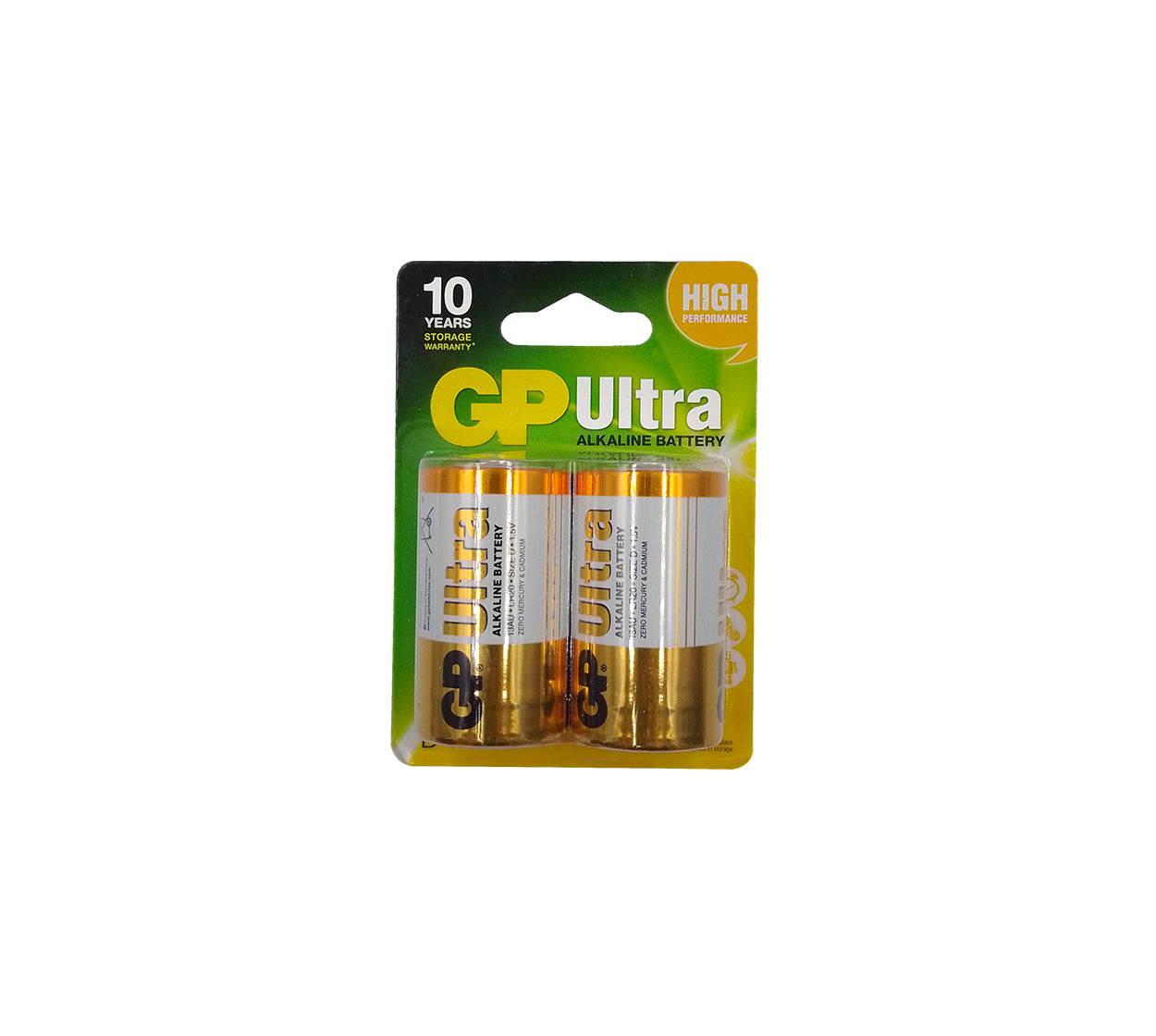 Pila alcalina grande gp tipo d x 2
