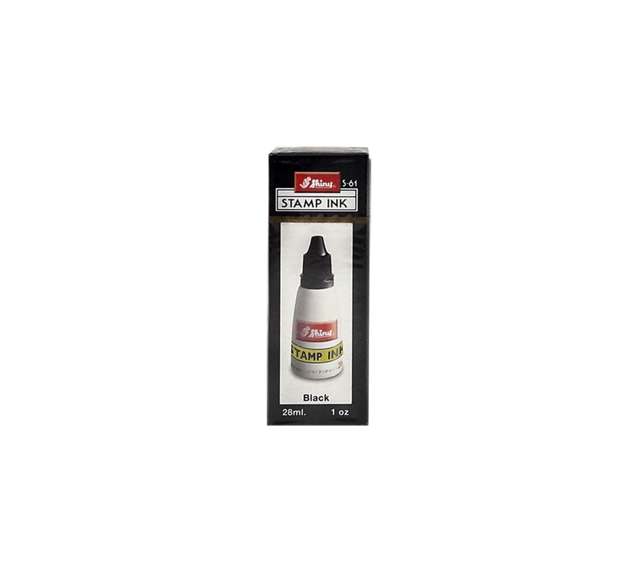 Tinta para sello shiny x 28 ml negro