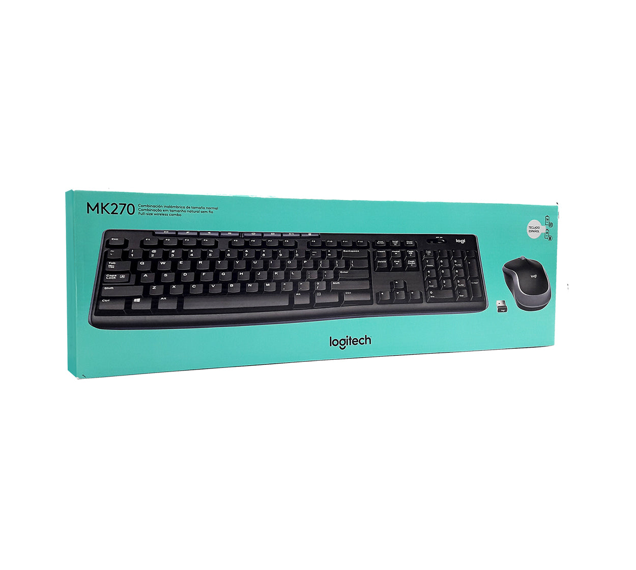 Combo teclado-mouse logith.inala. mk270 920-004432