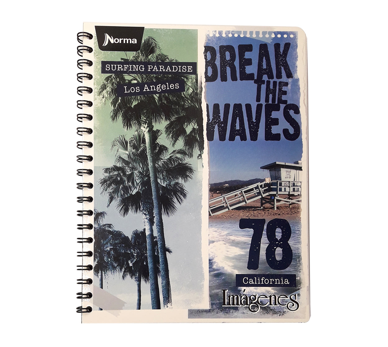 Cuaderno argollado 105-2 cuadriculado x 80 h